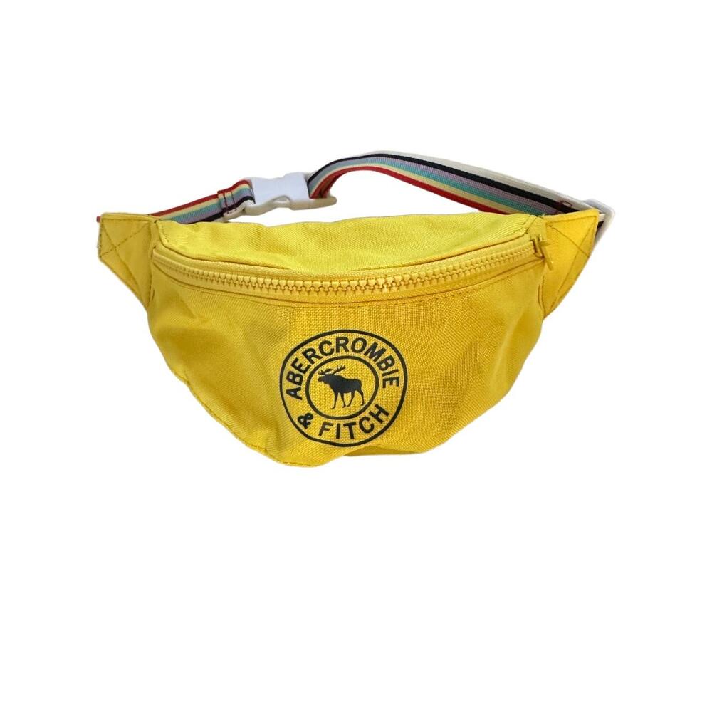 Abercrombie Fitch Bag  Kids Size Small Yellow Fanny Pack Zipper Adjustable Strap